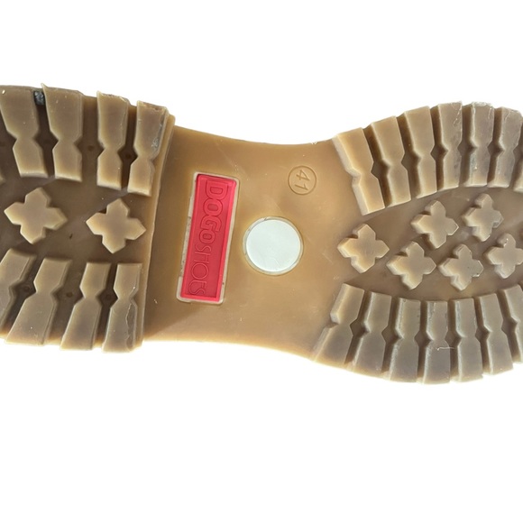 DoGo Shoes size 41 funky womens lace up boots with rubber soles and owl motif - Picture 6 of 7